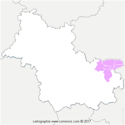 Communauté de Communes Coeur de Sologne cartographie