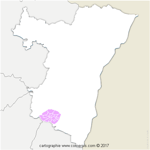 Communauté de Communes de la Vallée de Villé cartographie