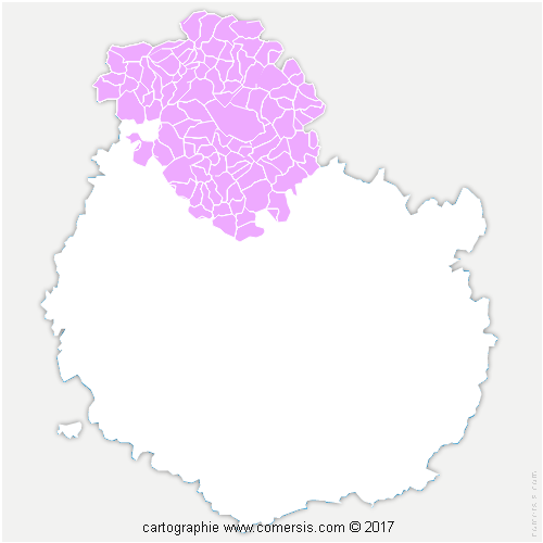Communauté de Communes du Pays Châtillonnais cartographie