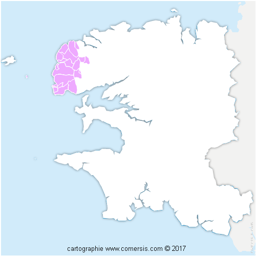 Communauté de Communes du Pays d'Iroise cartographie