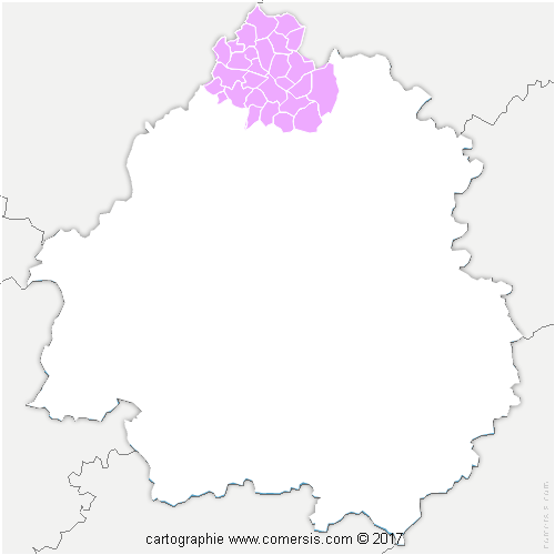 Communauté de Communes du Périgord Nontronnais cartographie