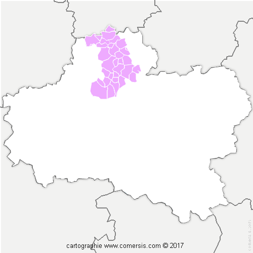 Communauté de Communes du Pithiverais cartographie