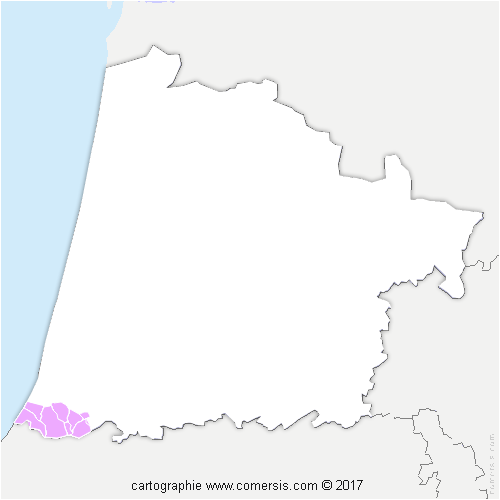 Communauté de Communes du Seignanx cartographie