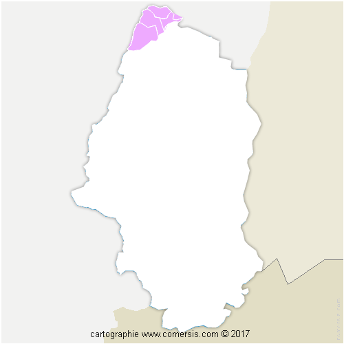 Communauté de Communes du Val d'Argent cartographie