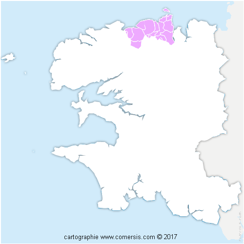 Communauté de Communes Haut-Léon Communauté cartographie