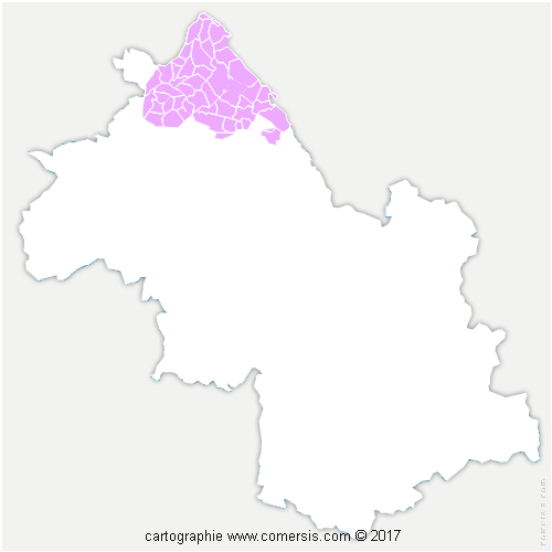 Communauté de Communes Les Balcons du Dauphiné cartographie